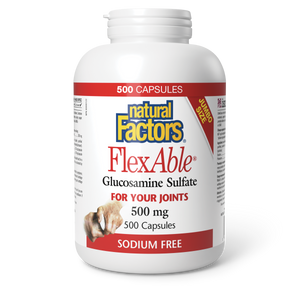 Natural Factors FlexAble Jumbo Size 500 capsules