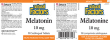 Load image into Gallery viewer, Natural Factors Melatonin Peppermint 10mg