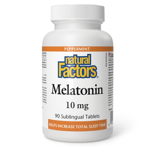 Natural Factors Melatonin Peppermint 10mg