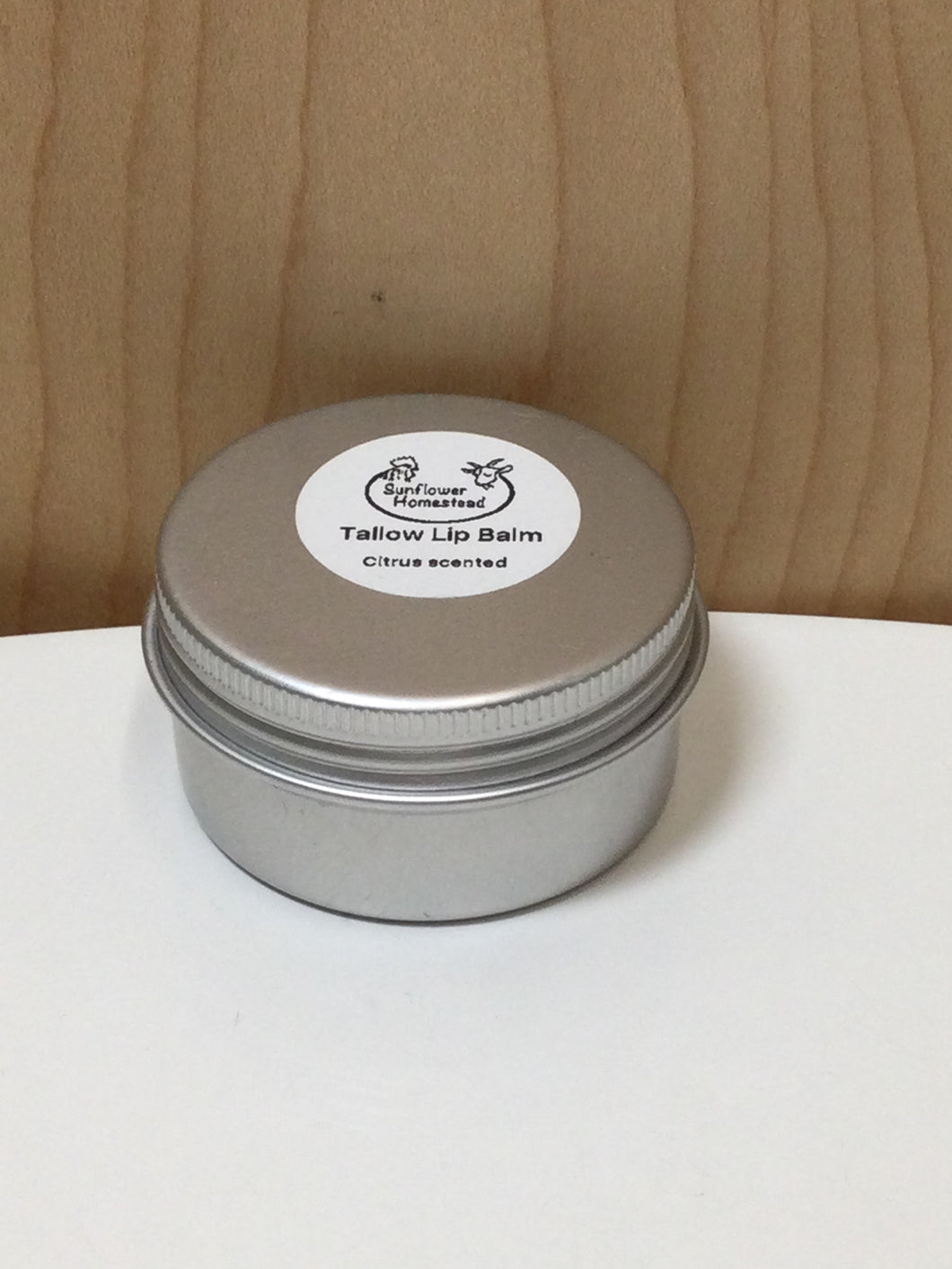 Sunflower Homestead Tallow Lip Balm (citrus Essential Oils)