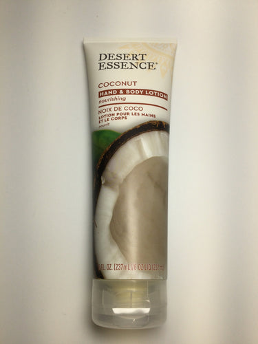 Desert Essence Coconut Hand and Body Lotion