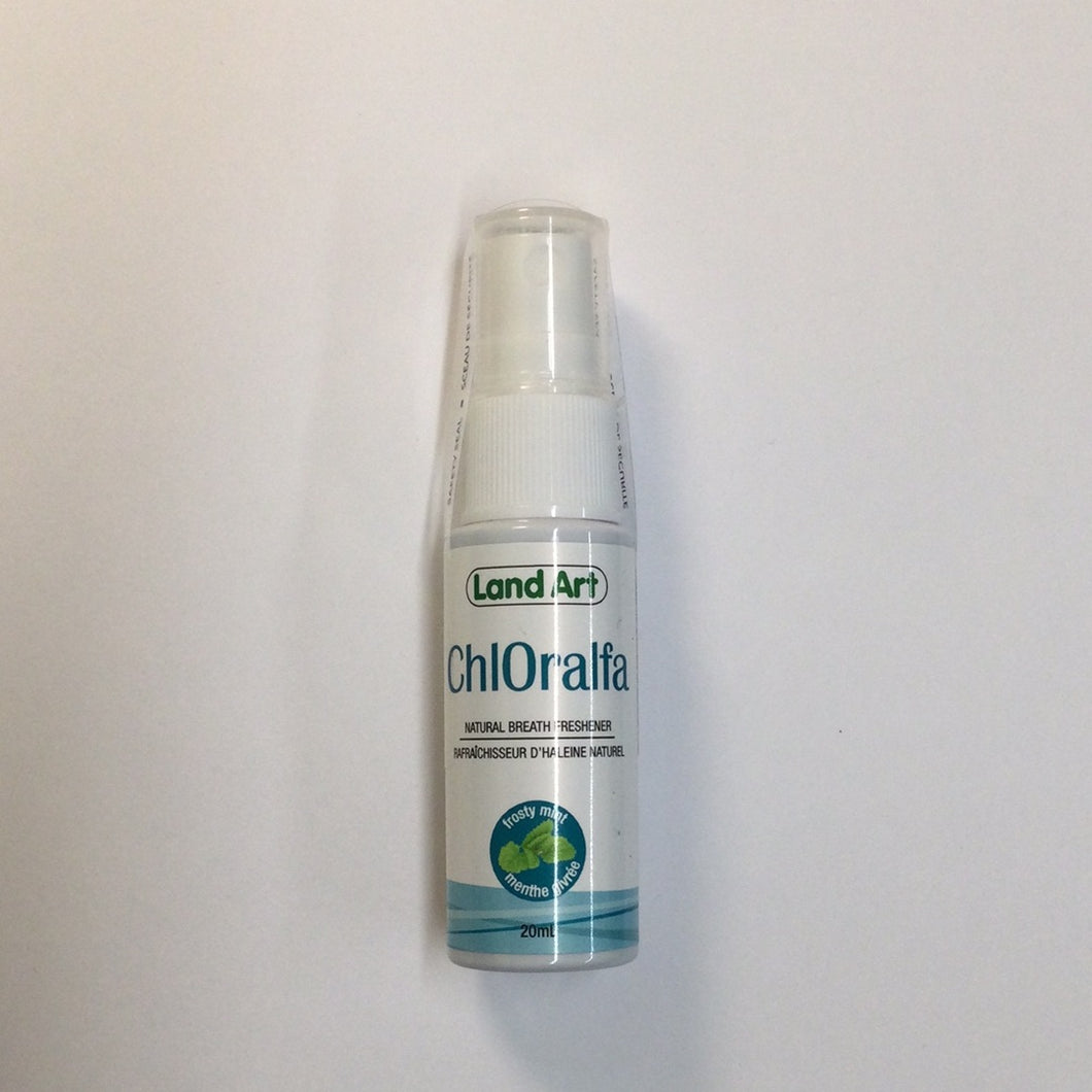 Land Art ChlOralfa All Natural Mint Breath Freshener Spray