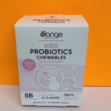 Load image into Gallery viewer, Orange Naturals Kid Probiotics Chewable