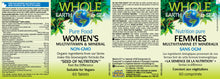Load image into Gallery viewer, Whole Earth and Sea Women’s Multivitamin and Mineral 60’s