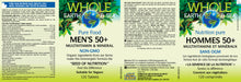 Load image into Gallery viewer, Whole Earth and Sea Pure Food Men’s 50+ Multivitamin &amp; Mineral 120