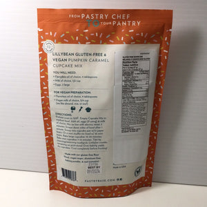 LillyBean by PastryBase Pumpkin Caramel Cupcake Mix, Gluten-Free