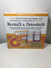 Load image into Gallery viewer, Natural Factors 7-Day Total Nutritional Cleanse with RevitalX &amp; Detoxitech