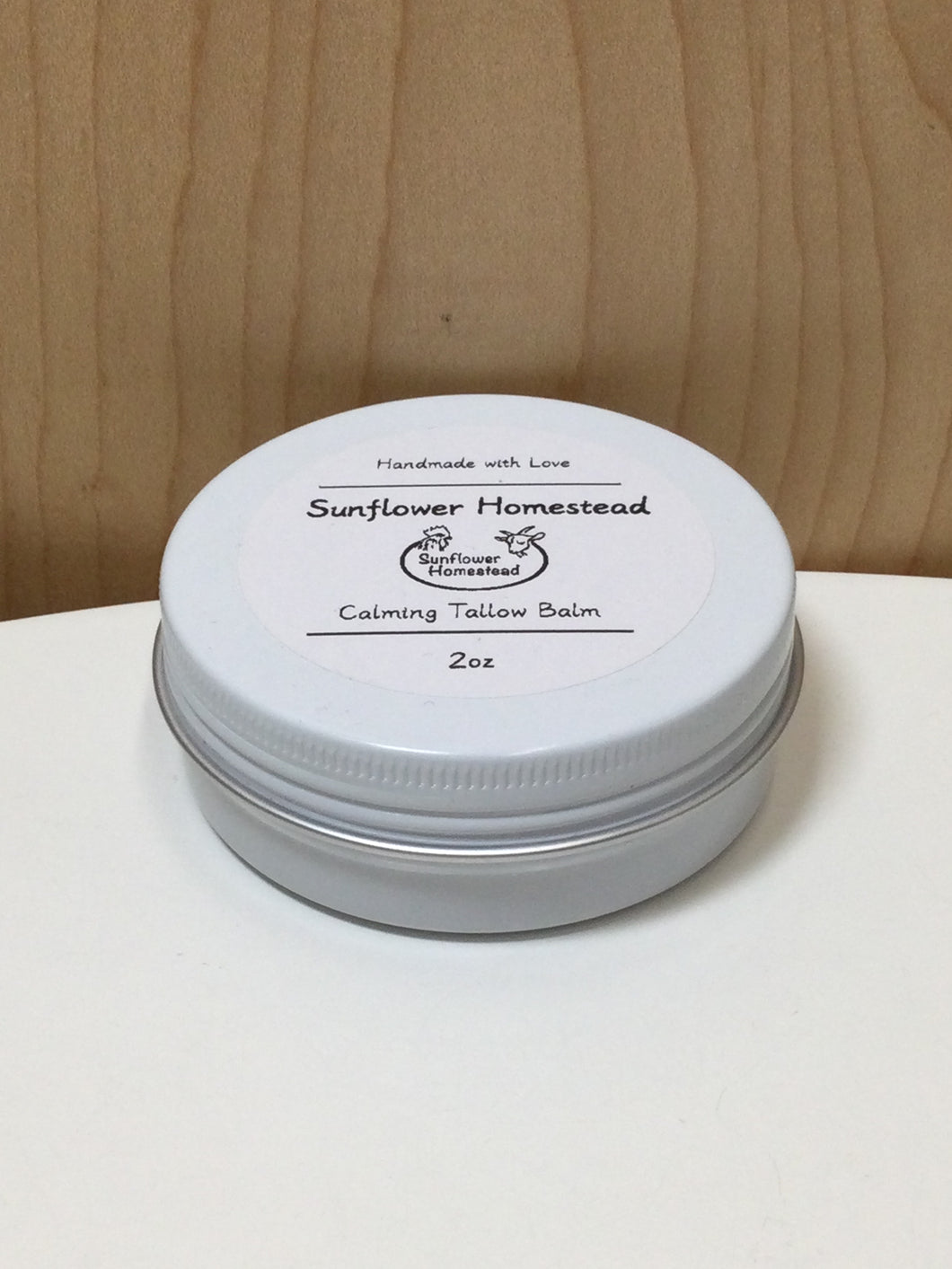 Sunflower Homestead  Calming Tallow Balm