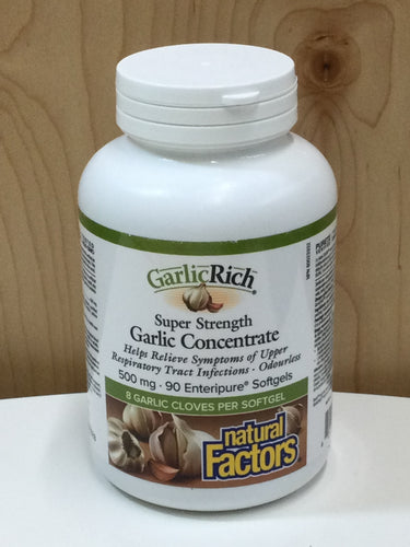 Natural Factors GarlicRich Super Strength Garlic Concentrate 90’s