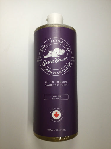 Green Beaver Pure Castile All Purpose Lavender Soap