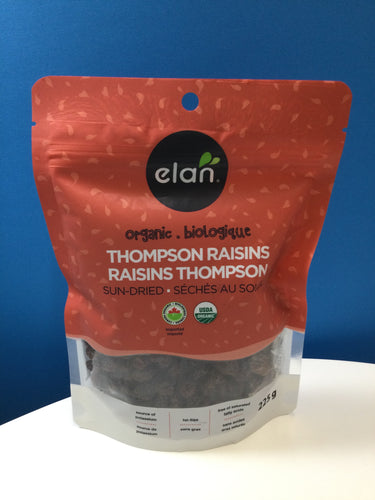 ELAN Organic Thompson Raisins Sun-Dried