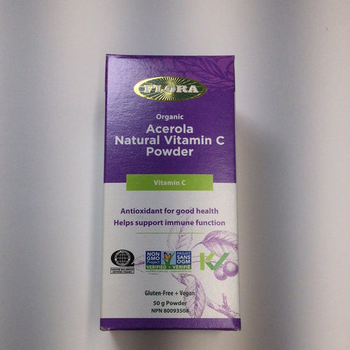 Flora Organic Acerola Natural Vitamin C Powder