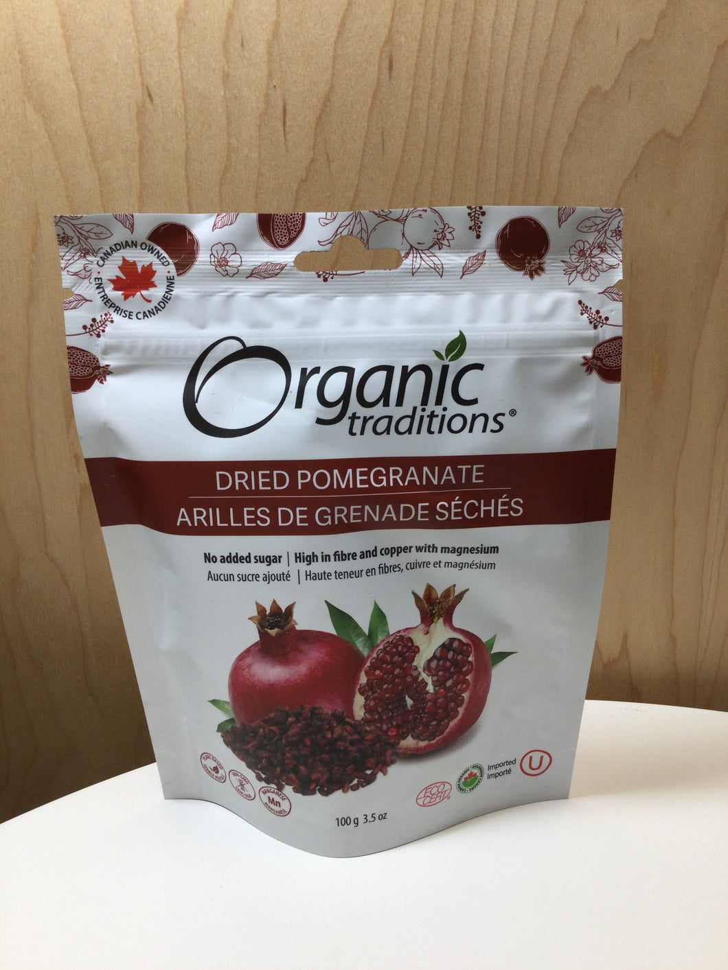 Organic Traditions Dried Pomegranate
