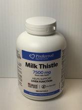 Load image into Gallery viewer, Preferred Nutrition Milk Thistle 7500mg from Raw Herb