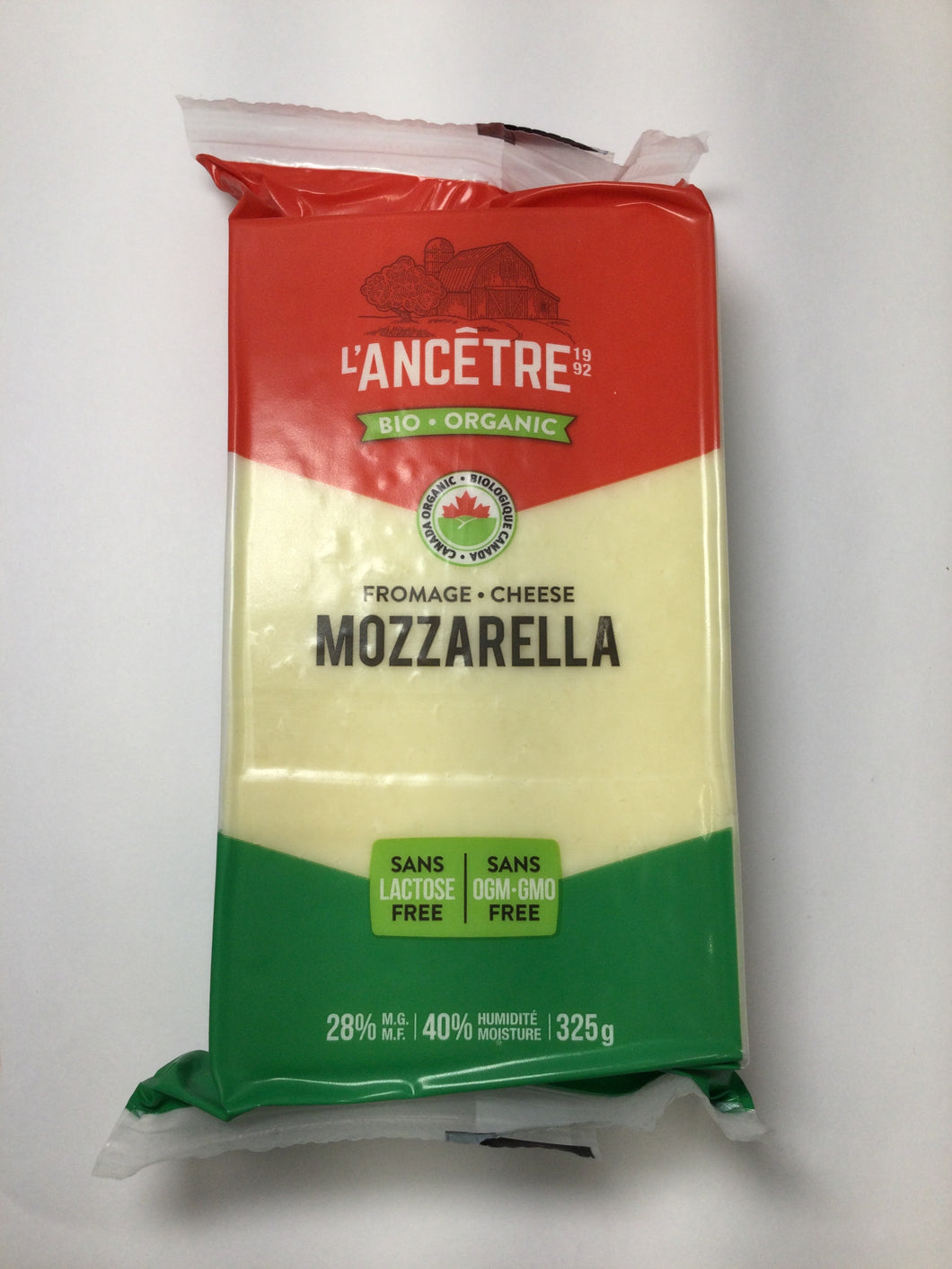 L’ANCETRE ORGANIC Lactose Free MOZZARELLA CHEESE