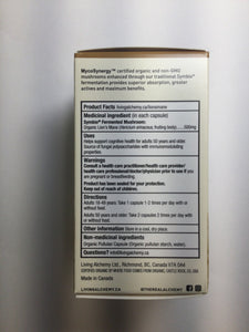 Living Alchemy MycoSynergy™ Fermented Mushrooms Lion’s Mane