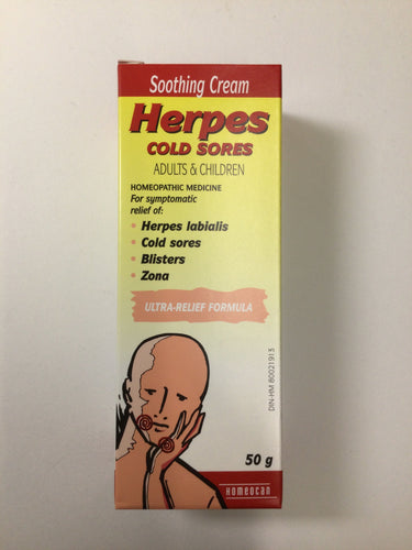 Homeocan Soothing Herpes Cold Sores Cream