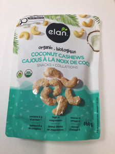 Elan Organic Coconut Cashews