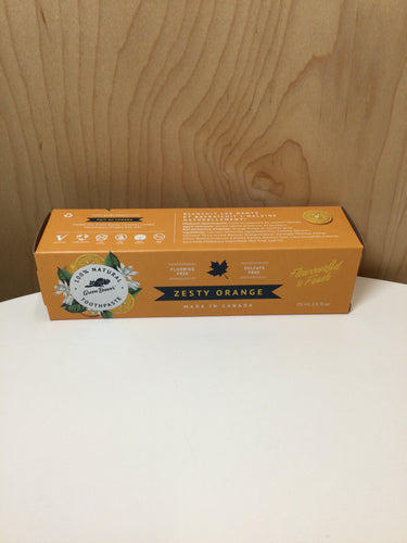 The Green Beaver Co. Natural Zesty Orange Toothpaste