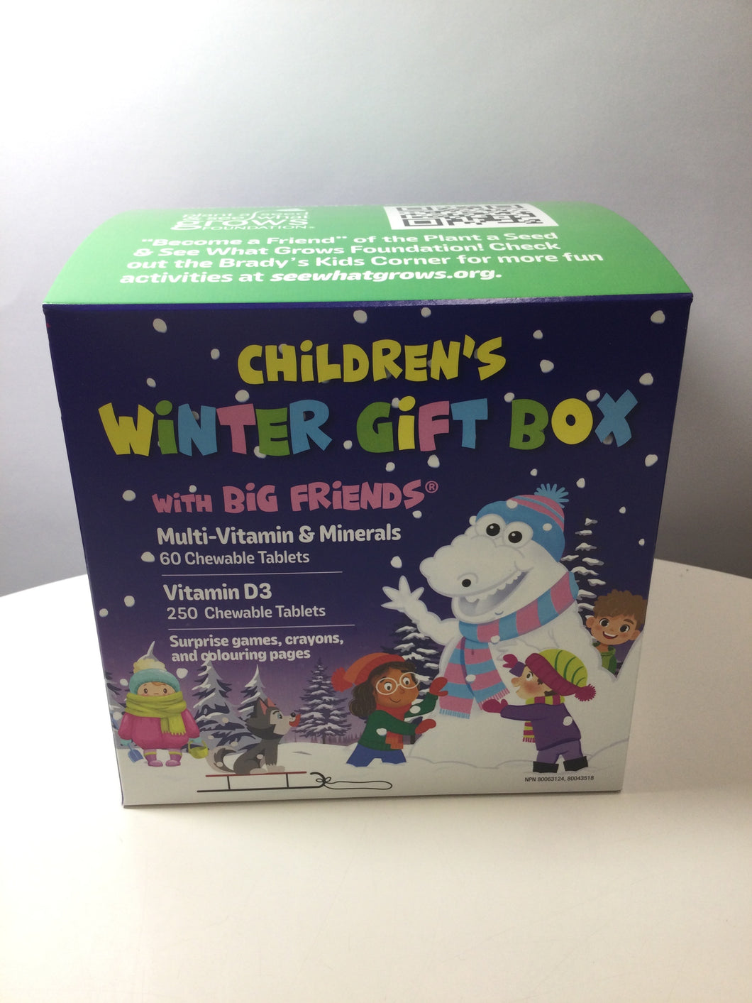 Natural Factors Children’s Winter Gift Box with Big Friends
