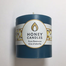 Load image into Gallery viewer, Honey Candles 100% Beeswax 3” Pillars