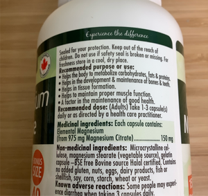 Naka Magnesium Citrate 220’s