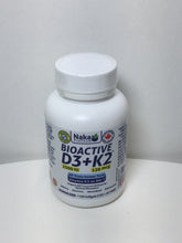 Load image into Gallery viewer, Naka Platinum BIOACTIVE D3 2500IU + K2 120mcg