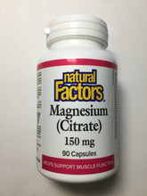 Load image into Gallery viewer, Natural Factors Magnesium Citrate
