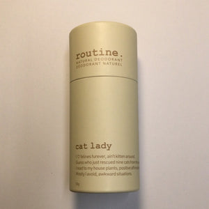 Routine Natural Deodorant Cat Lady Stick