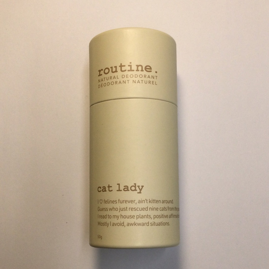 Routine Natural Deodorant Cat Lady Stick