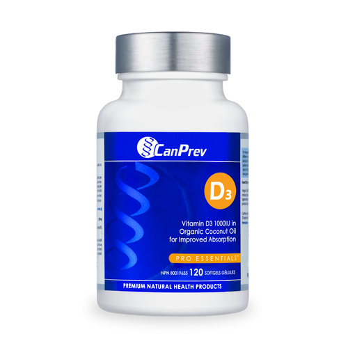 CanPrev Vitamin D3 120’s