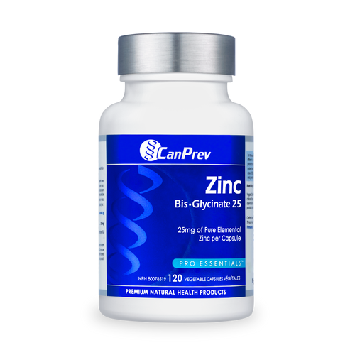 CanPrev Zinc Bisglycinate 25