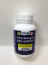 Load image into Gallery viewer, Naka Extra Strength ZINC + COPPER Capsules