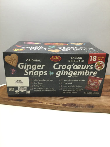 Shasha Original Ginger Snap Cookies ‘Snack Packs’
