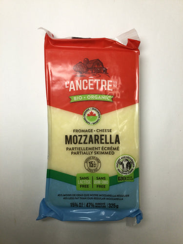 L’ANCETRE ORGANIC 15% less fat Mozzarella Cheese