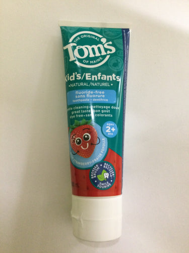 Tom’s Silly Strawberry KIDS Toothpaste Fluoride-Free