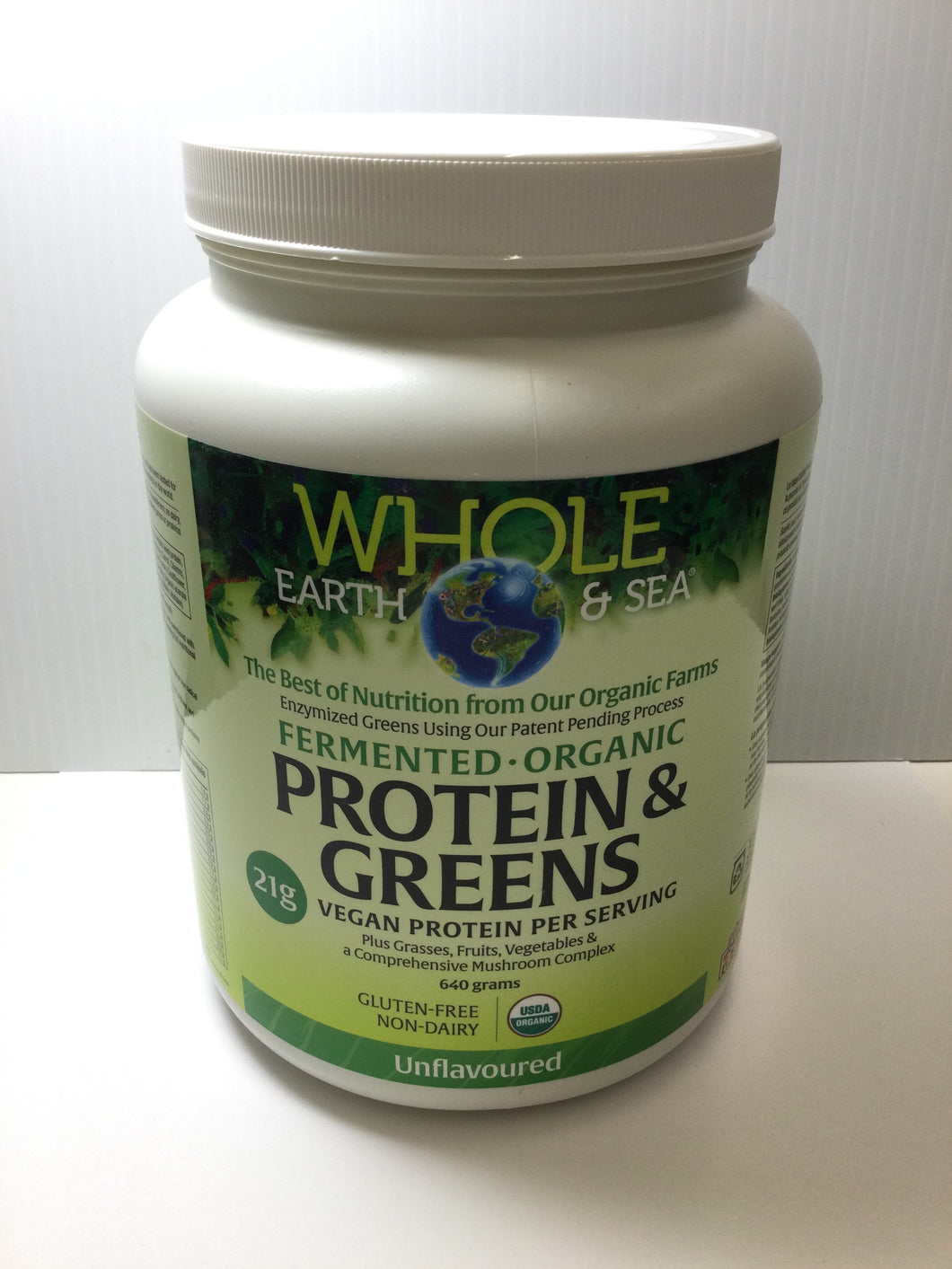 Whole Earth and Sea Fermented Protein & Greens Powder Unflavoured 640g