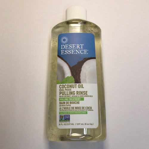 Desert Essence Coconut Oil Dual Phase Pulling Rinse
