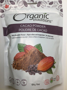 Organic Traditions Cacao Powder 454g