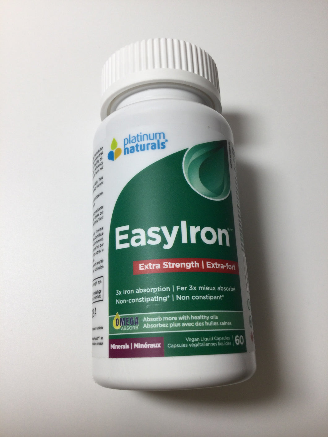 Platinum Naturals EasyIron Extra Strength, 45mg