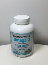 Load image into Gallery viewer, Natural Factors LipoMicel Matrix Omega-3 Softgels, up to 10x