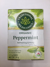 Load image into Gallery viewer, Traditional Medicinals Organic Peppermint Tea