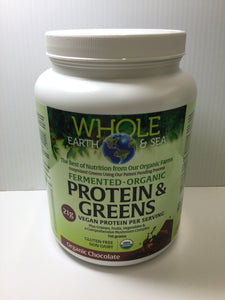 Whole Earth and Sea Fermented Protein & Greens Powder Chocolate 710g