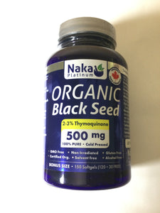 NAKA Organic Black Seed 500mg Softgels