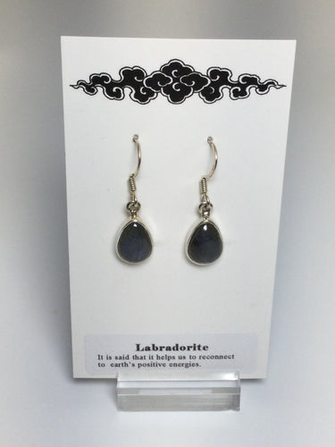 Earrings Labradorite and Sterling Silver