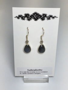 Earrings Labradorite and Sterling Silver