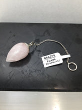 Load image into Gallery viewer, Pendulum Faceted Crystals &amp; Sterling Silver