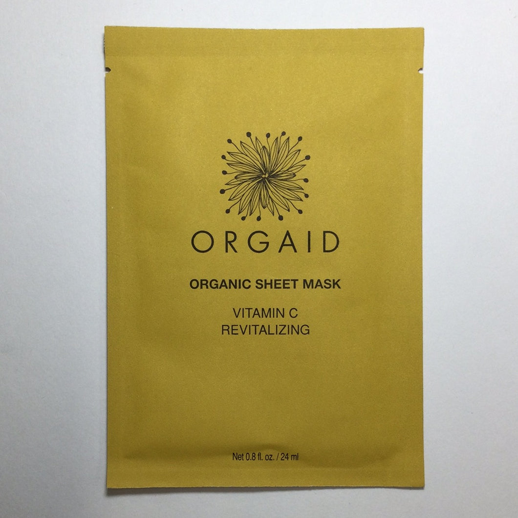 ORGAID ORGANIC SHEET MASK SINGLE