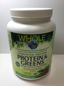 Whole Earth and Sea Fermented Protein & Greens Powder Vanilla Chai 656g