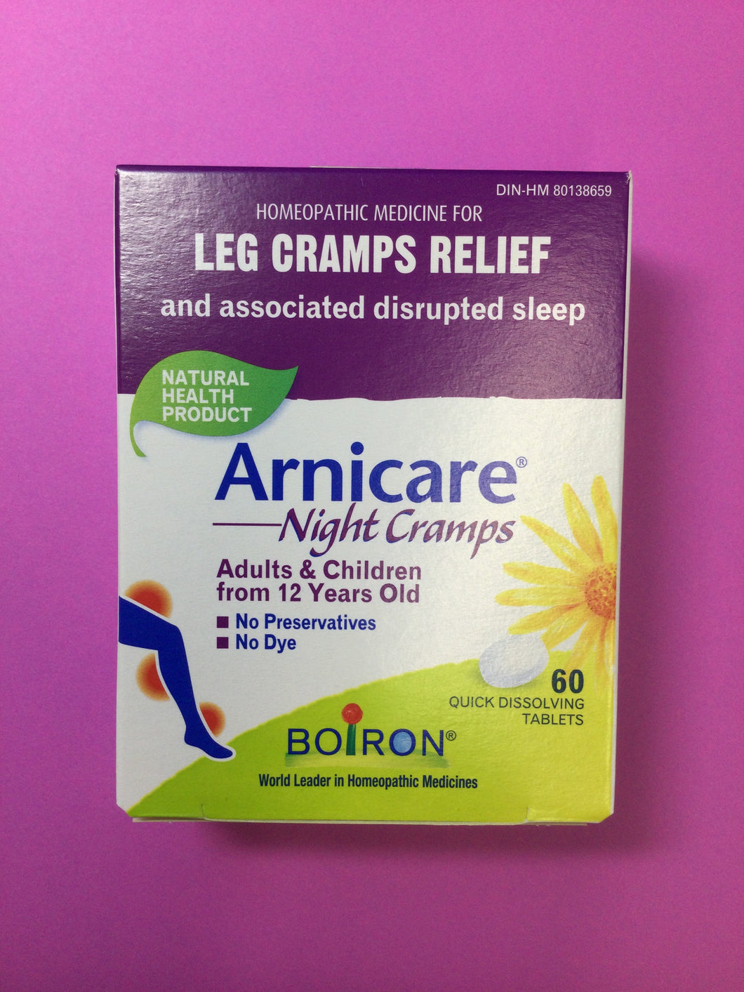 Boiron Arnicare Night Cramps Homeopathic Tablets